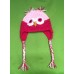 Pale Pink & Dark Pink Owl Hat (Child)