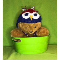 Red and Varsity Blue Owl Hat (Toddler)