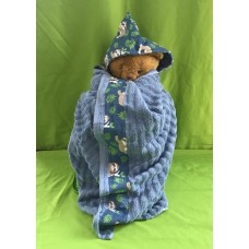 Sloth on Blue Bath Hoodie