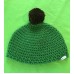 Green with Brown Pom Pom Hat (Child)