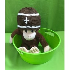 Brown Football Hat (9-12 mths)