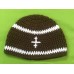 Brown Football Hat (9-12 mths)