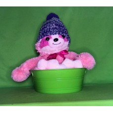 Purple and Gray with Purple Pom Pom Hat (Toddler)