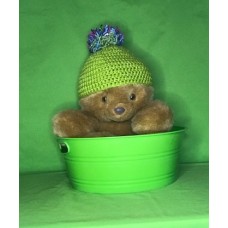 Sage with Variegated Pom Pom Hat (Toddler)