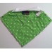 Blue & Green Dots w/ White & Green Dots Back Bib