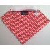 Baseball Print w/ Red & White Dots Back Bib