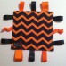 Orange & Black Tiger Print w/ Orange & Black Chevron Back Nubs