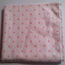 Pink Dots Receiving Blanket