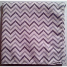 Grey Chevron Receiving Blanket